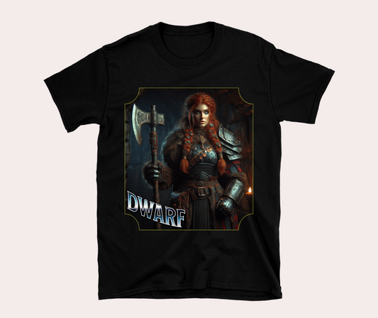 Unleash Power - Female Dwarf Gaming Gear!