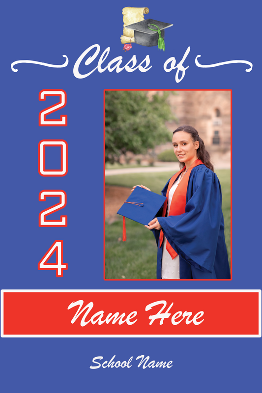 Celebrate with Custom Graduate Yard Flags